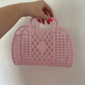 Pink Sun Jellies Bag